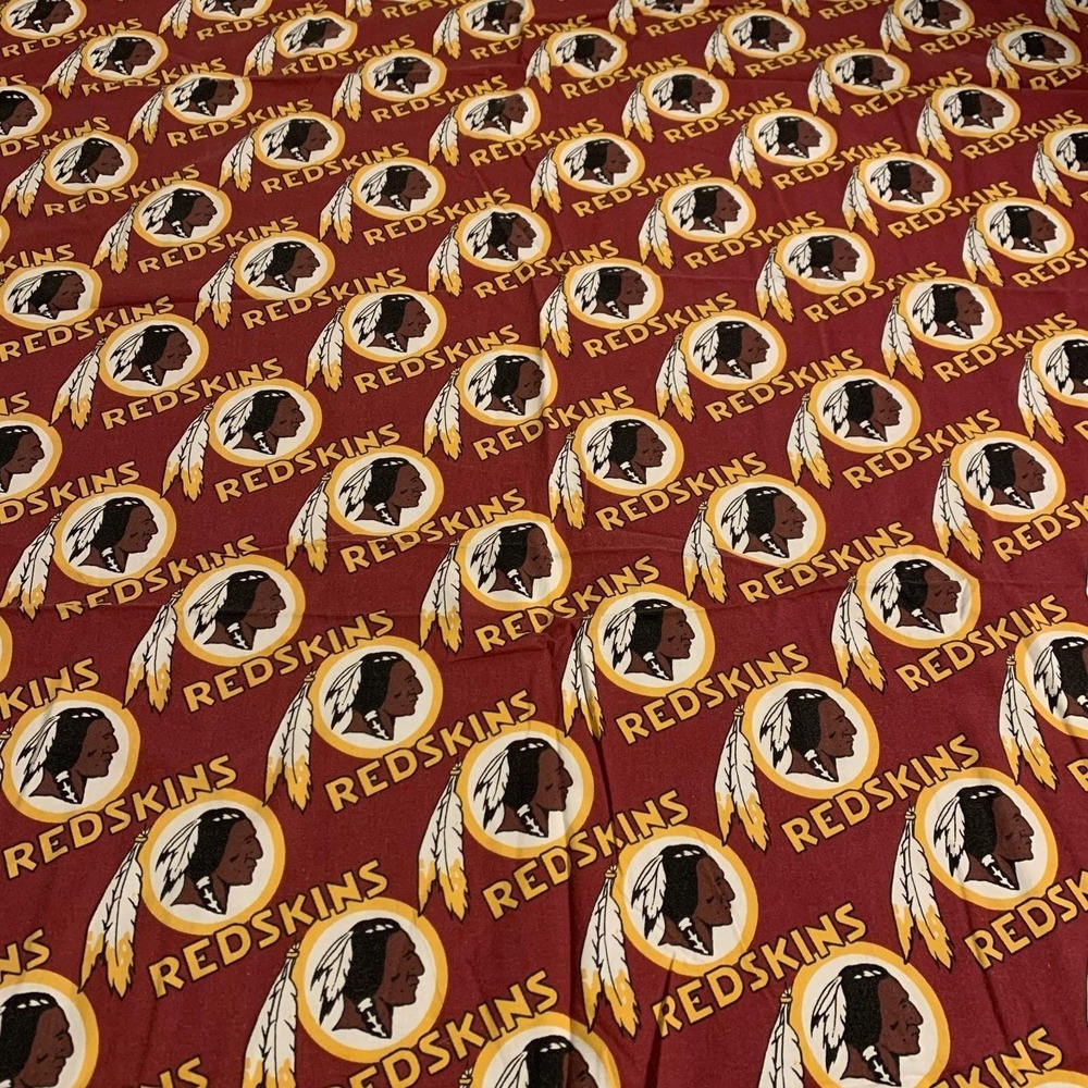 Vintage 1994 Washington Redskins NFL Cotton Fabric 78"x56" Traditions #3528
